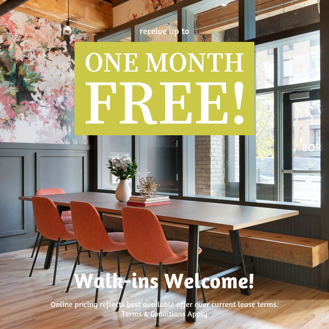 Receive up to ONE MONTH FREE!* Walk-ins Welcome! *Online pricing reflects best available offer over current lease terms. Terms & Conditions apply.