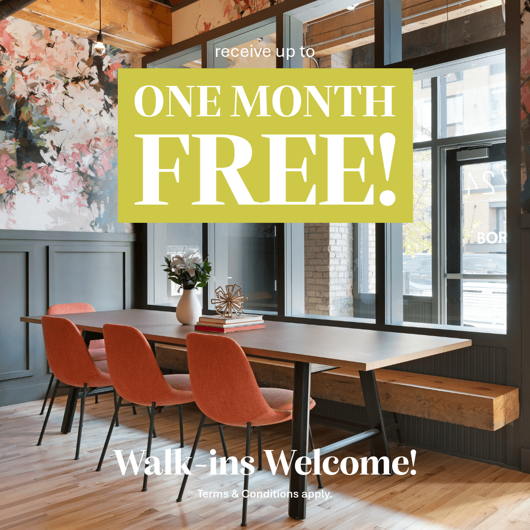 Receive up to One Month Free. Walk-ins welcome. Terms & Conditions apply.